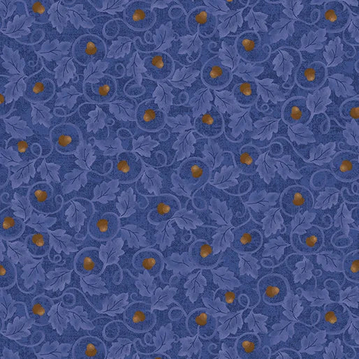 Autumn Breeze - Acorn Twirl Blue - 17151-50