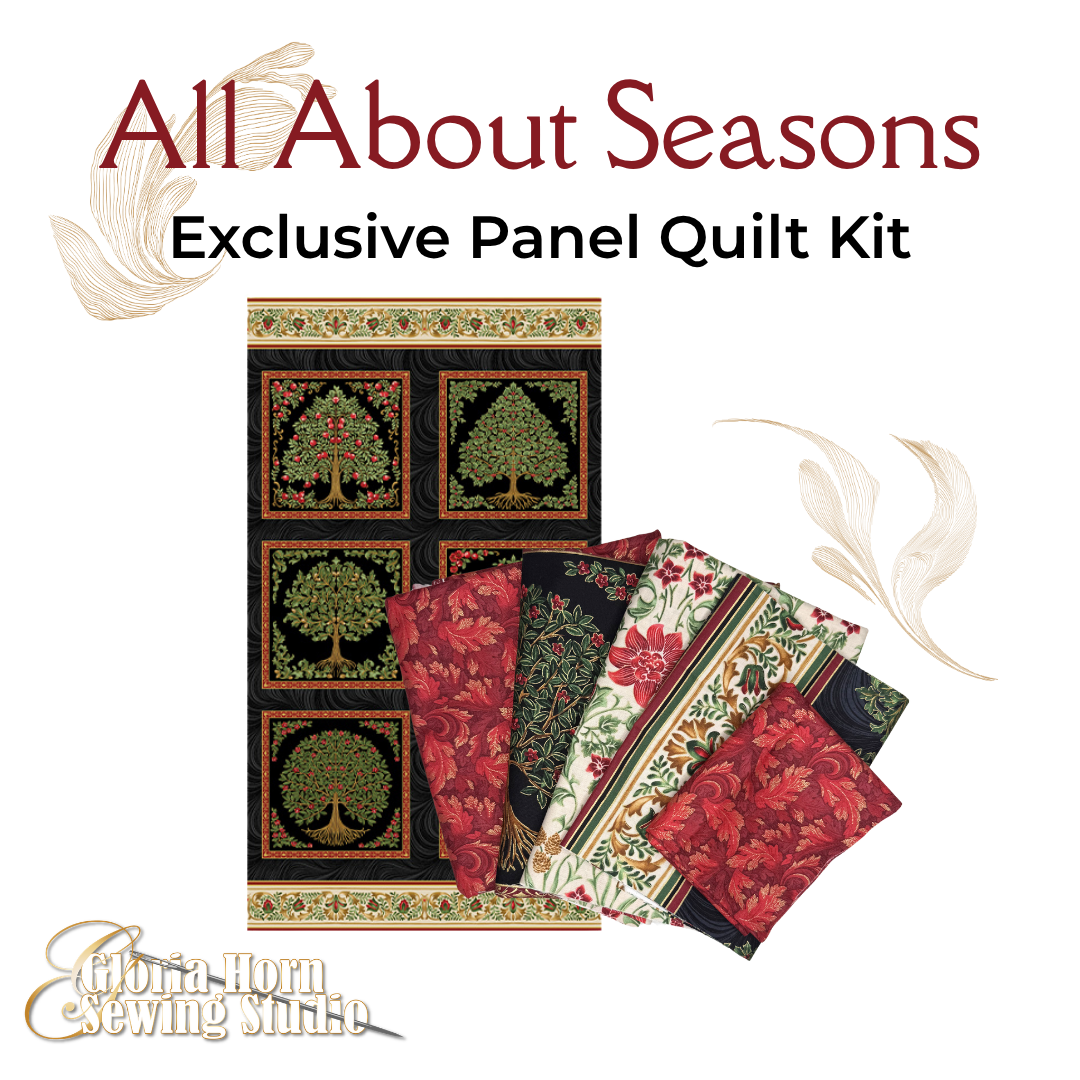 All About Seasons - Gloria's Exclusive Panel Quilt Kit