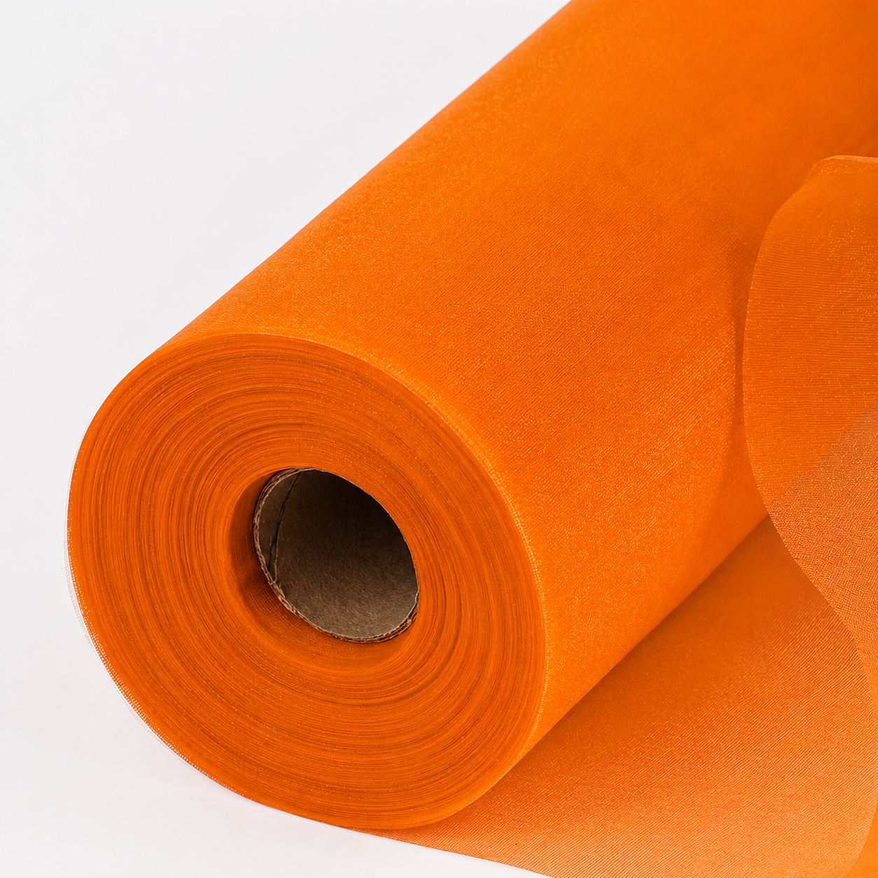 Orange - Organza Tulle Roll - 12" x 50 yards