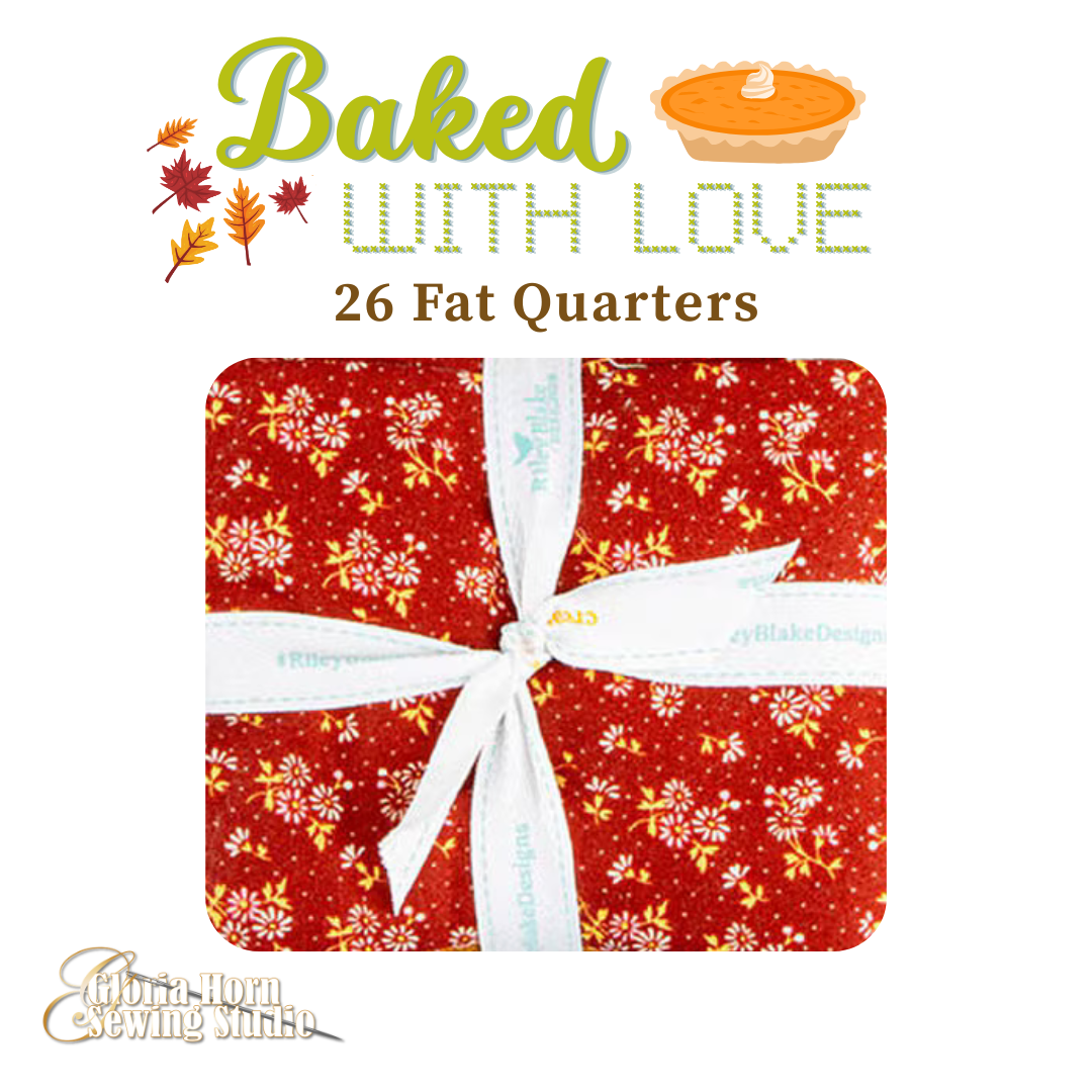 HALF Baked with Love Fat Quarter Bundle - 26 pcs