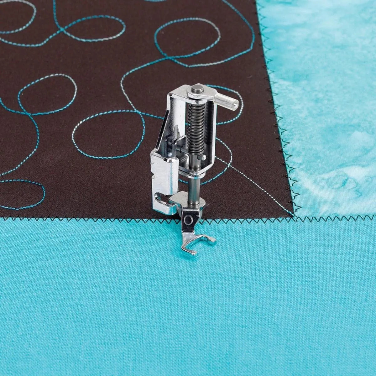 Free Motion Open Toe Low Shank Quilting Foot Metal