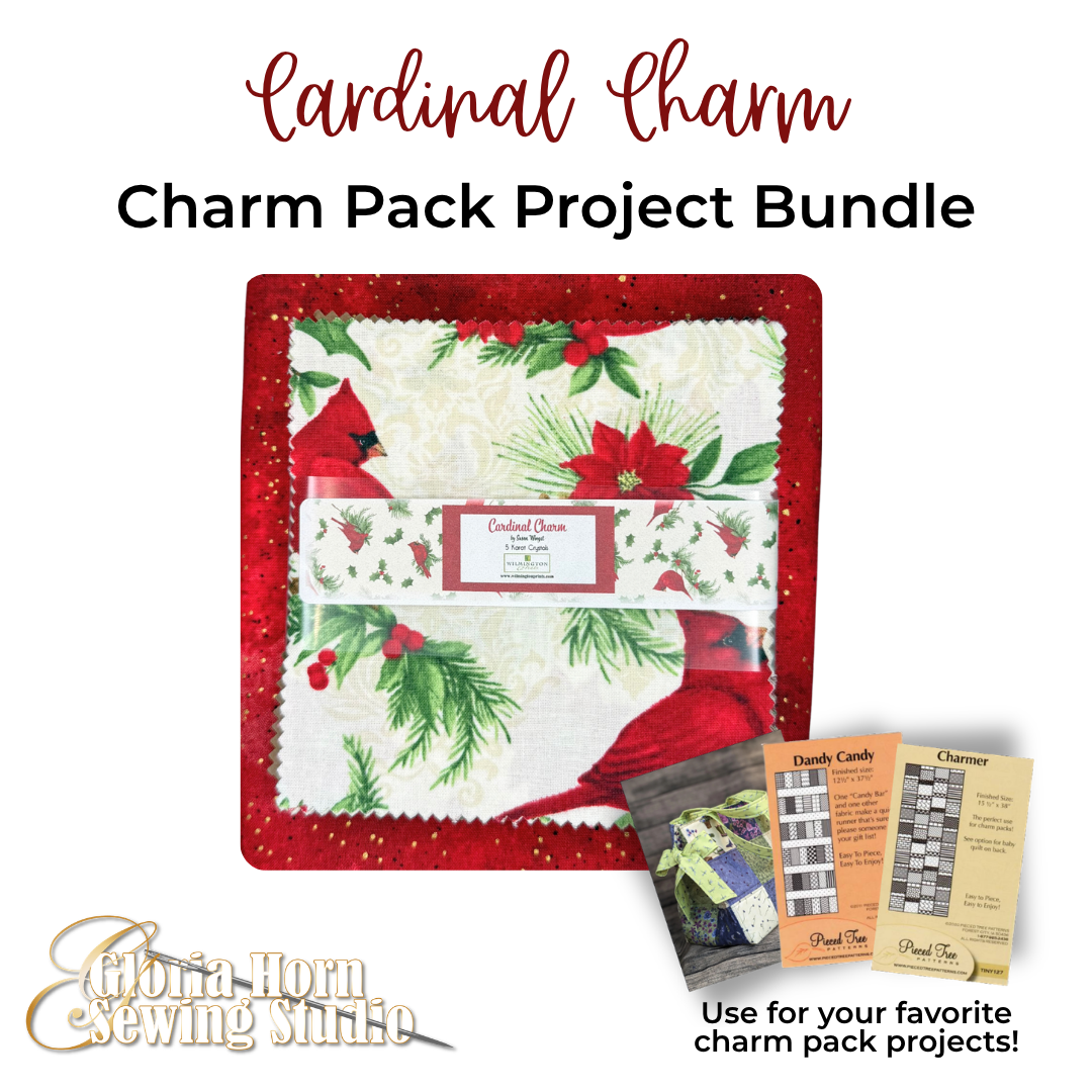 Cardinal Charm — Charm Pack + Fabric Bundle