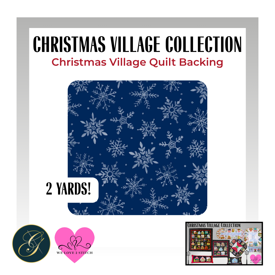 Christmas Village Quilt Backing - 2 Yards
