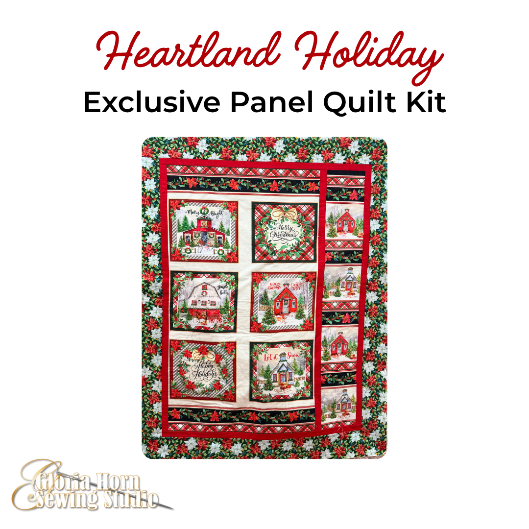 Heartland Holiday — Gloria’s Exclusive Panel Quilt Kit