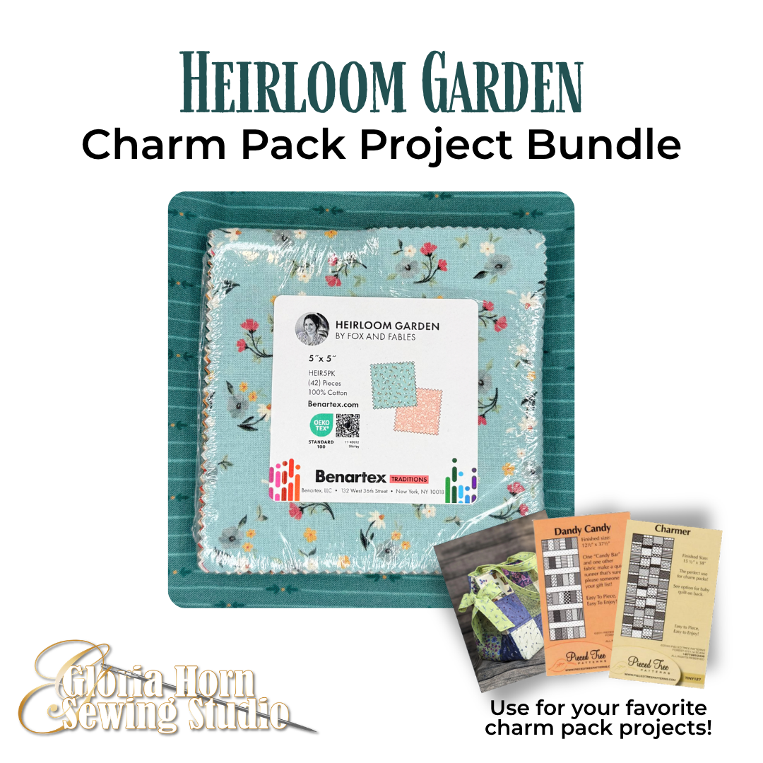 Heirloom Garden — Charm Pack + Fabric Bundle