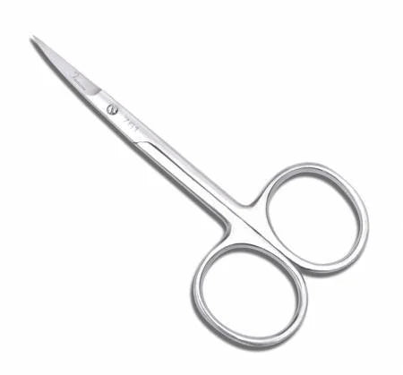 Famore 3.5" Curved Embroidery Scissors, Large Finger Holes