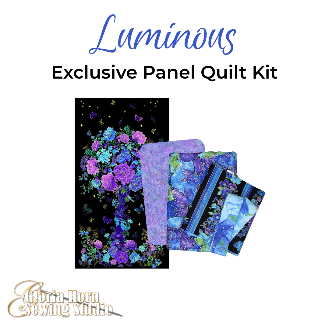 Luminous — Gloria’s Exclusive Panel Quilt Kit