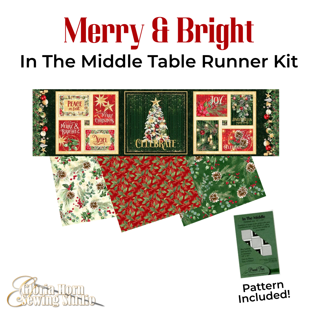 Merry & Bright — In The Middle Table Runner kit