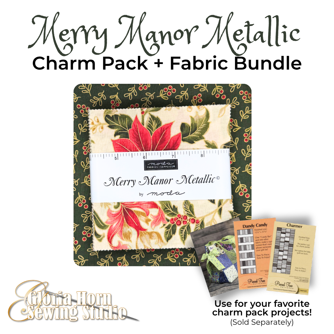 Merry Manor — Charm Pack + Fabric Bundle