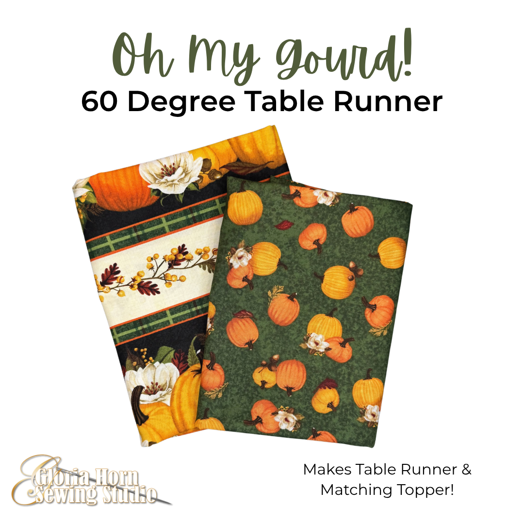 Oh my Gourd! - 60 Degree Table Runner Fabric Kit