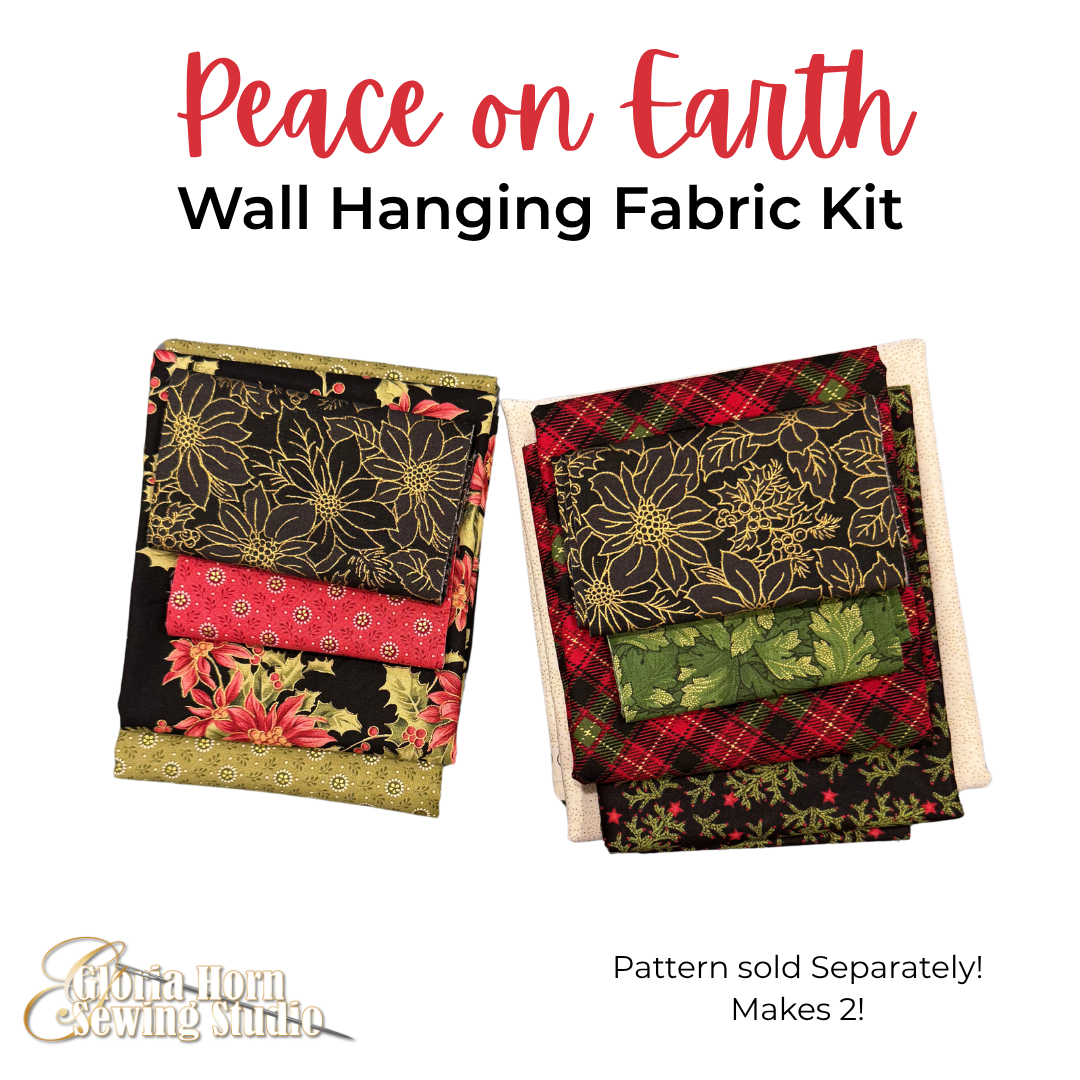 Peace on Earth Wall Hanging Fabric Kit