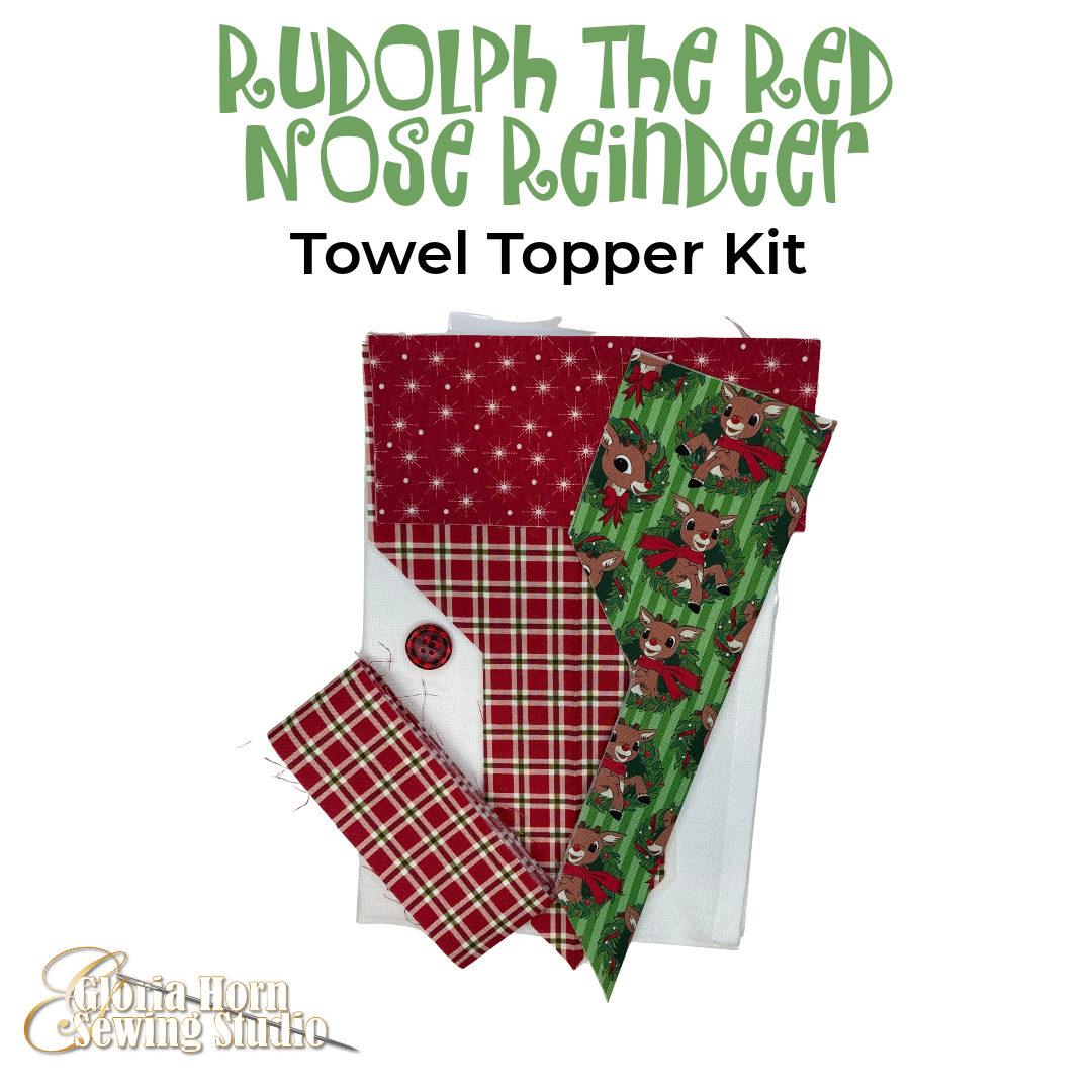 Rudolph The Red Nose Reindeer - Towel Topper Kit