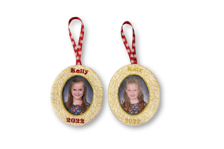 Photo Ornaments – Gloria Horn Sewing Studio
