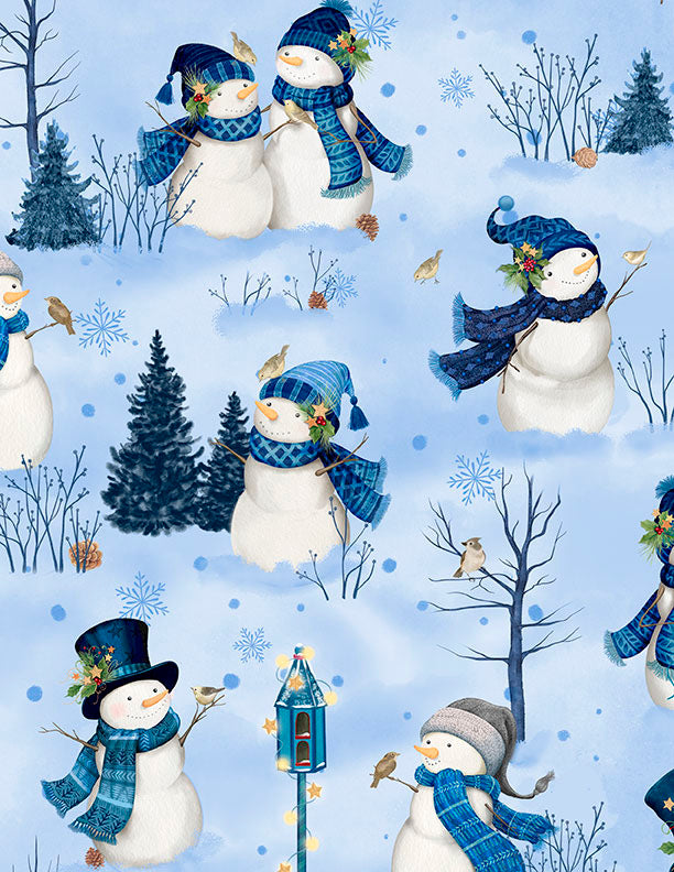Let it Snow-Man! - Scenic Snowmen Light Blue - 3017 27754 414