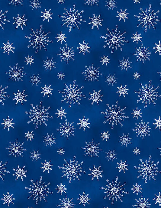 Let it Snow-Man! - Snowflakes All Over Blue - 3017 27758 414