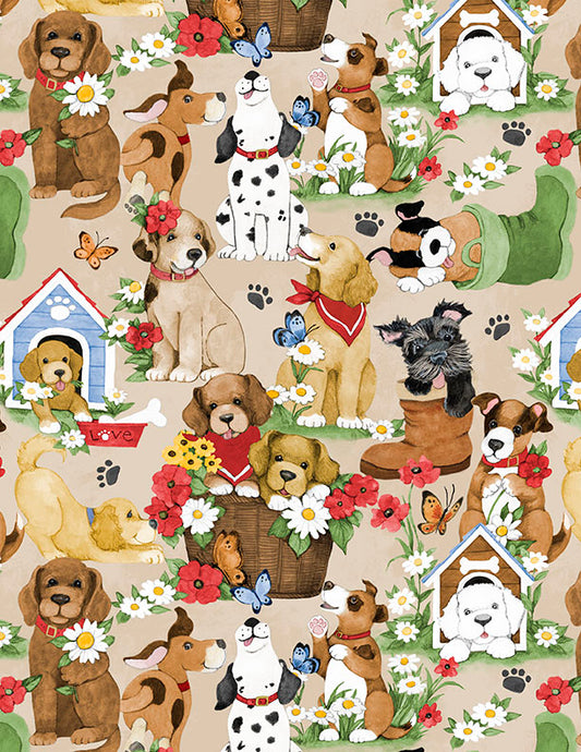 Paws at Play - Packed Puppies Light Blue - 3023 39918 223