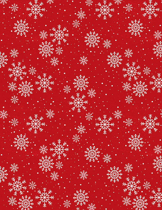 Snowy Gnomies - Snowflakes Red - 3074 49376 313