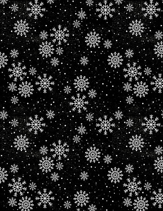 Snowy Gnomies - Snowflakes Black - 3074 49376 919