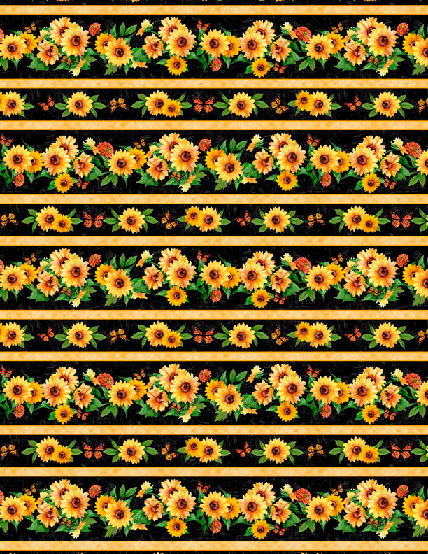 Sunshine Whispers - Repeating Stripe Multi - 3080 28652 597
