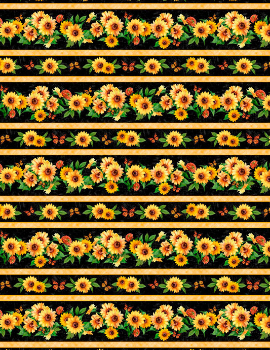 Sunshine Whispers - Repeating Stripe Multi - 3080 28652 597