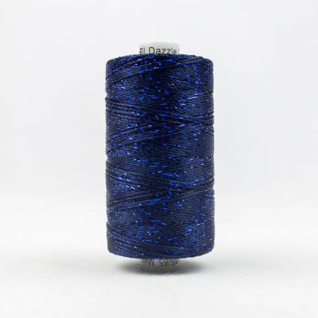 Dazzle 8wt Metallic 200yd Midnight Blue