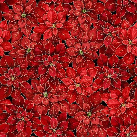 Merry Christmas - Packed Pine Needles Metallic - HOLIDAY-CM4146