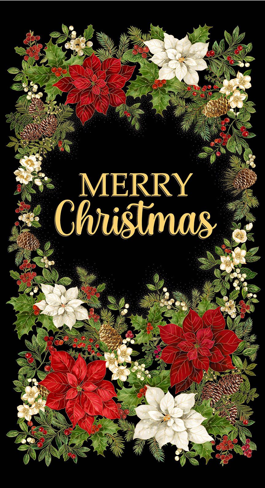 Merry Christmas - Merry Christmas Panel 24" - PANEL-CM4141