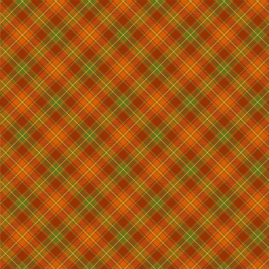Give Thanks - Bias Tartan Plaid Metallic - PLAID-CM4136  HARVEST