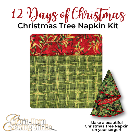 12 Days of Christmas — Christmas Tree Napkin Fabric Kit