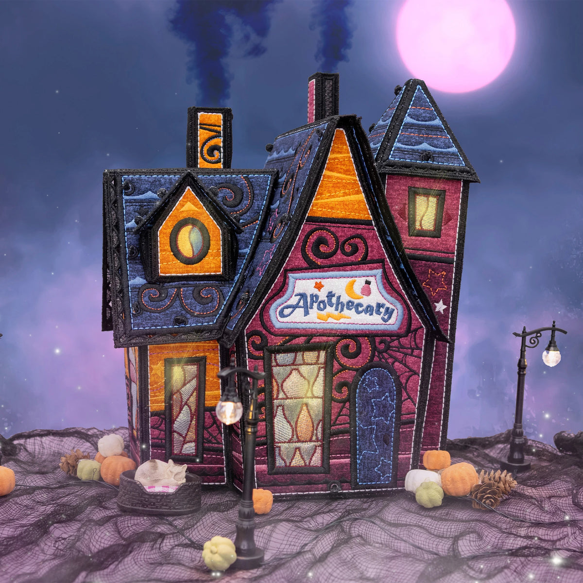 Haunted Village Freestanding Apothecary - 13039