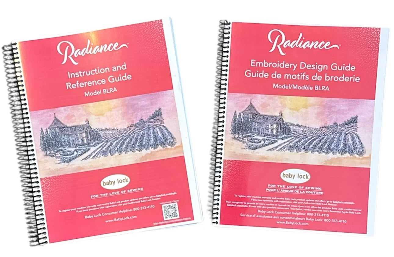 Baby Lock Radiance Printed Manuals
