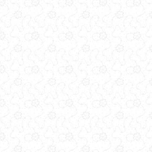 Classic Keepsakes - Calico Floral White - 14655-09