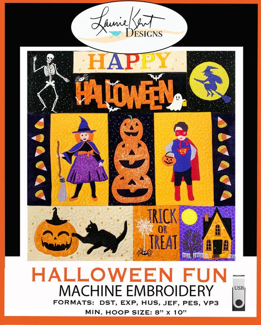 Halloween Fun Door Hanging - USB Version - Laurie Kent Designs