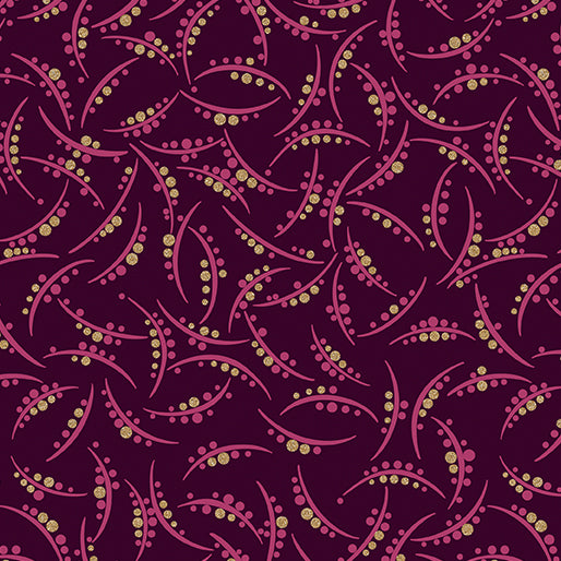 Majestic Garden - Majestic Dots Wine - 15255M-89