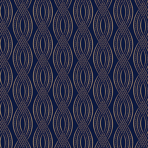Majestic Garden - Majestic Trellis Navy - 15256M-56