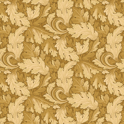 All About Seasons - Twirling Leaves Caramel - 16328M-34-BX