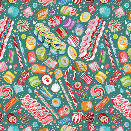 Magical Season - Magical Sweets Teal/Multi - 16726P-84