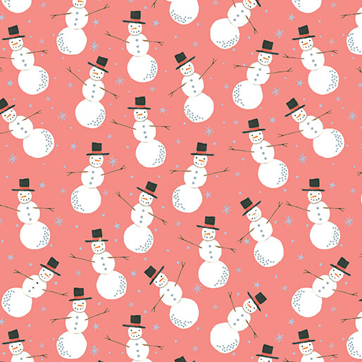 Magical Season - Merry Snowman Medium Peach Jam - 16730P-27-BX