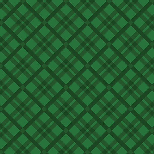 Merry Cats - Tartan Season Green - 16740-45