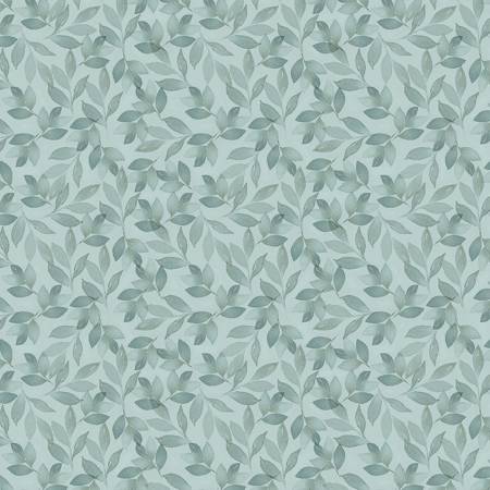 Garden of Affection - Flowing Leaves Teal - 16764 84-BN