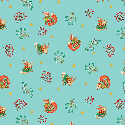 Snow Joy - Frosty Friends Light Turquoise - 16806-80