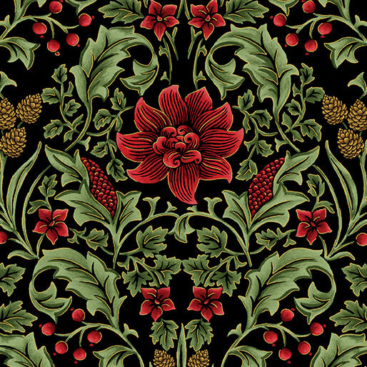 All About Seasons - Season Tapestry Black/Multi - 16854M-12-BX
