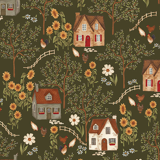 Heirloom Garden - Heirloom Garden Dark Moss - 16916-45