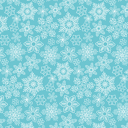 Gingerbread Lane - Snowflakes Glacier - 17241-24