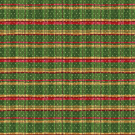 12 Days of Christmas - Holiday Plaid Green - 17273-40