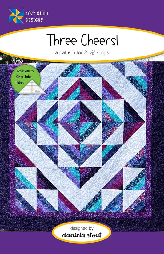 Three Cheers Quilt Pattern - Cozy Quilt Designs