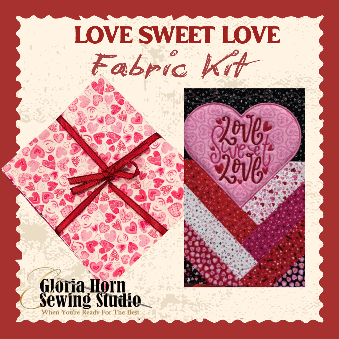 Love Sweet Love Fabric Kit
