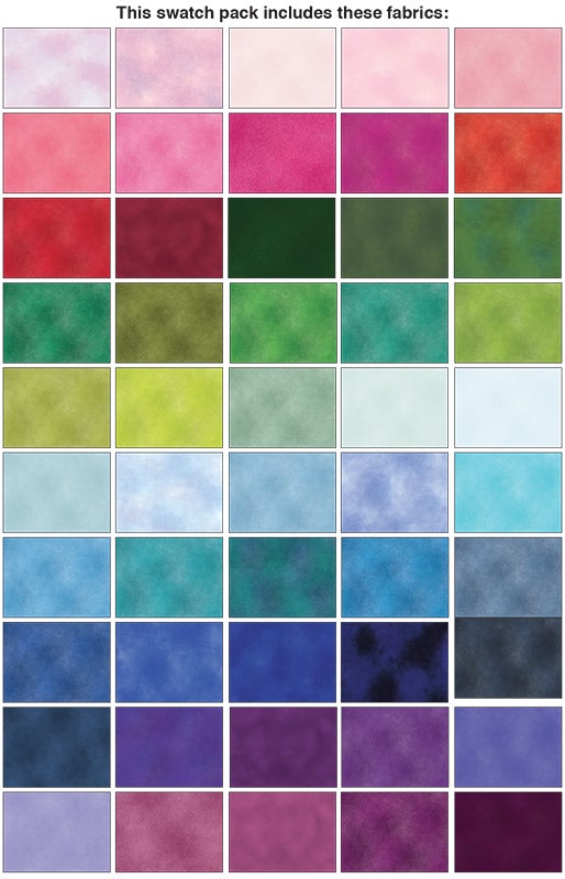 Shadow Blush Jewels - 10" x 10" Pack
