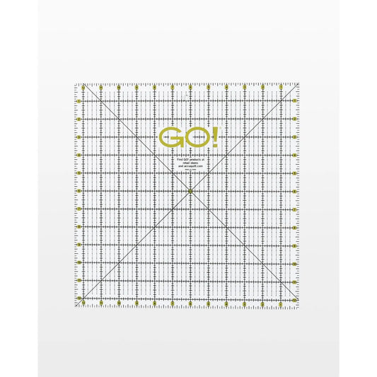 GO! Quilting Ruler - 12 1/2" x 12 1/2" - Accuquilt