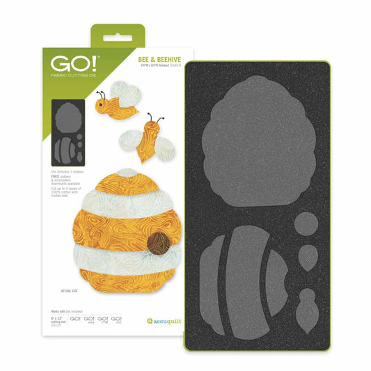 GO! Bee & Beehive Die - Accuquilt